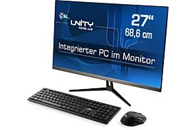 ACER Aspire C24-1650, All-In-One PC, mit 23,8 Zoll Display, Intel® Core™ i5  Prozessor, 8 GB RAM, 512 GB SSD, Intel®, Iris® Xe, Silber Windows 11 Home  (64 Bit) All-In-One PC mit ,
