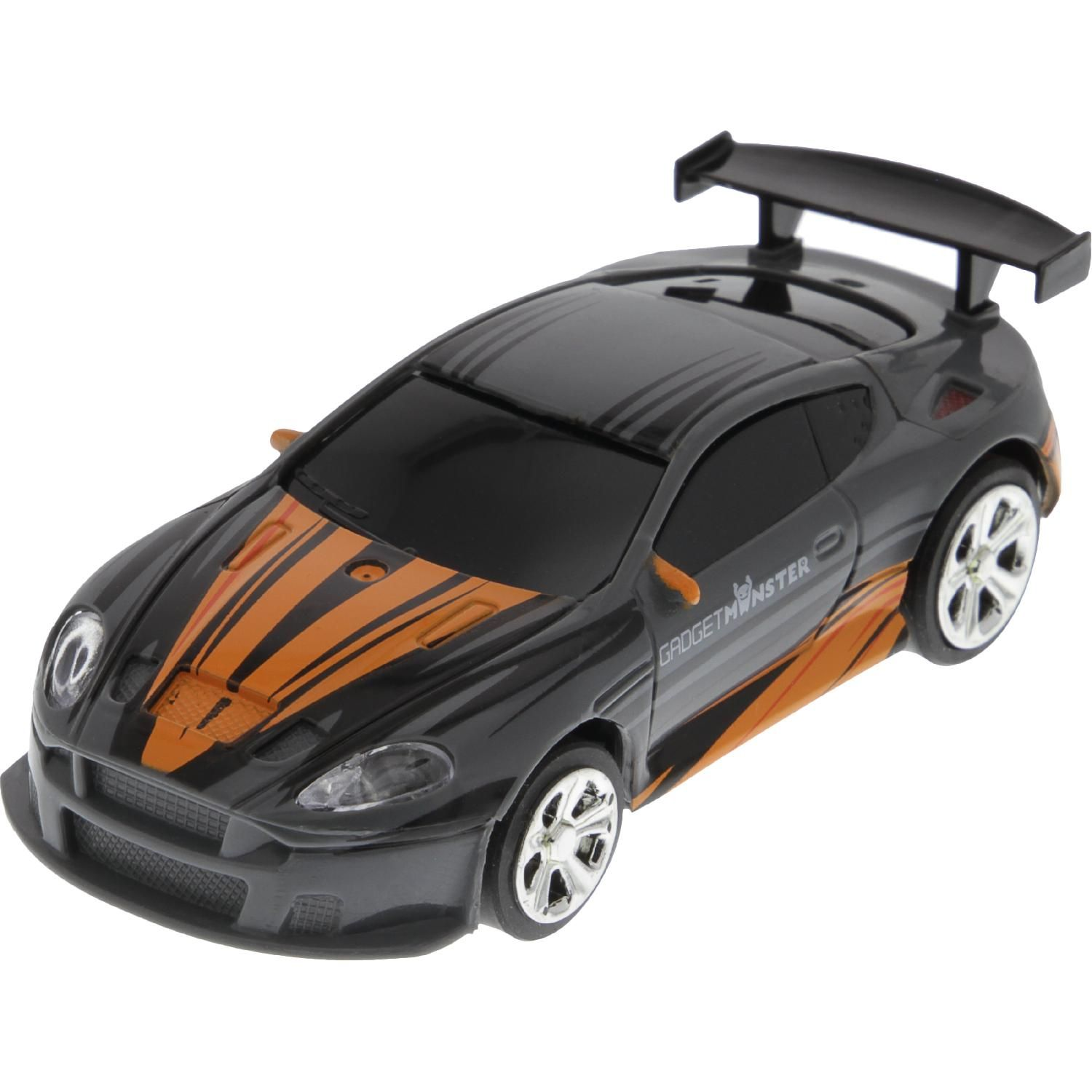 Ferngesteuertes R/C GADGETMONSTER Fahrzeug Mini-Car schwarz/orange