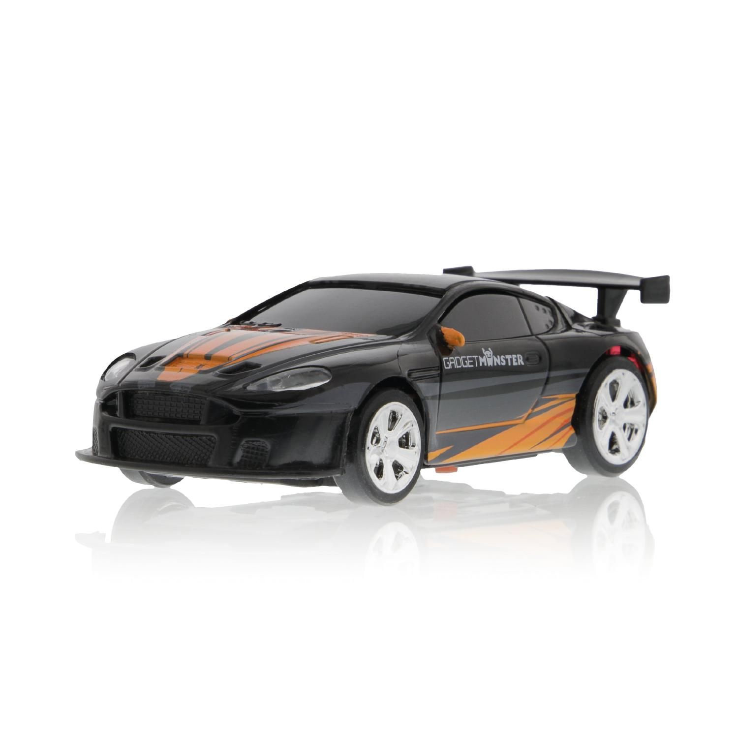 Ferngesteuertes R/C GADGETMONSTER Fahrzeug Mini-Car schwarz/orange