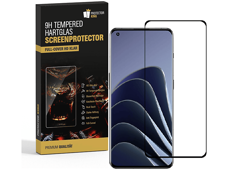 PROTECTORKING 4x FULL CURVED 10 Displayschutzfolie(für OnePlus HD Pro) 9H KLAR Hartglas