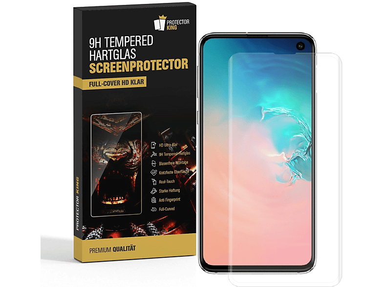 PROTECTORKING 6x FULL COVER 9H Hartglas HD KLAR Displayschutzfolie(für Samsung Galaxy S10e) | Displayschutzfolien & Gläser