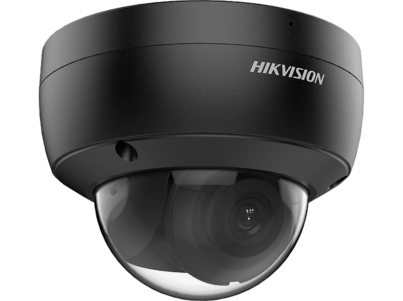 HIKVISION Hikvision DS-2CD2166G2-ISU(2.8mm)(C)(BLACK) 6MP AcuSense Dome Kamera mit Audio und Alarm, IP Kamera, Auflösung Video: 6 Megapixel