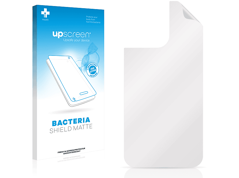UPSCREEN antibakteriell entspiegelt matte (Rückseite)) Apple Schutzfolie(für Max 14 iPhone Pro