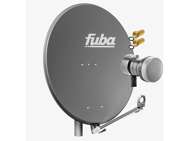 FUBA DAL 801 A Sat Satelliten Anlage Schüssel Single LNB DEK 117 1 Teilnehmer Sat Anlage (80 cm, Single LNB)