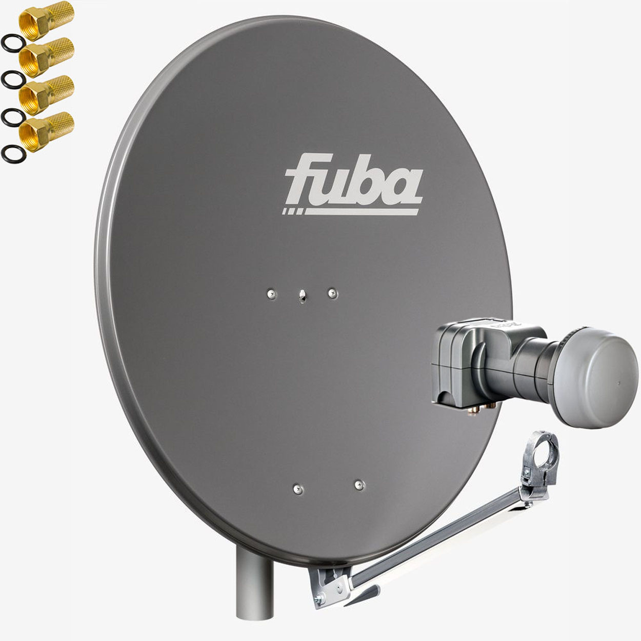 FUBA DAL 802 A Anlage (80 LNB Sat Twin Twin cm, LMB Schüssel Satelliten 2 Teilnehmer Sat LNB) Anlage DEK 217