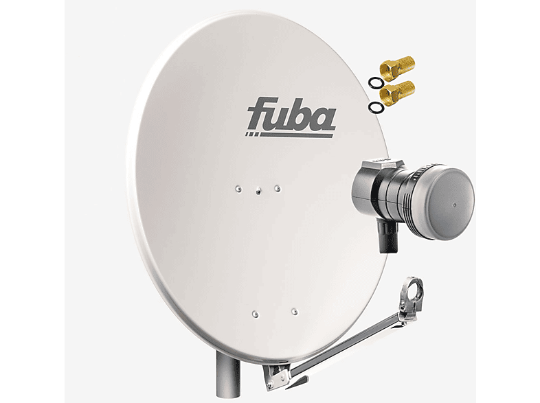 FUBA DAL 801 G Sat Satelliten Anlage Schüssel Single LNB DEK 117 1 Teilnehmer Sat Anlage (80 cm, Single LNB)
