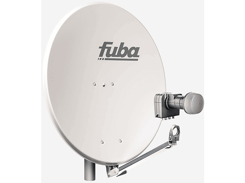FUBA DAL 804 G Sat Anlage Antenne Schüssel Spiegel Quad DEK 417 4 Teilnehmer Sat Anlage (80 cm, Quad LNB) | Satellitenanlagen Quad