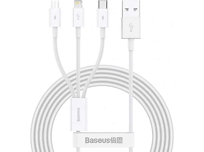 BASEUS 3in1 USB Ladekabel Kabel