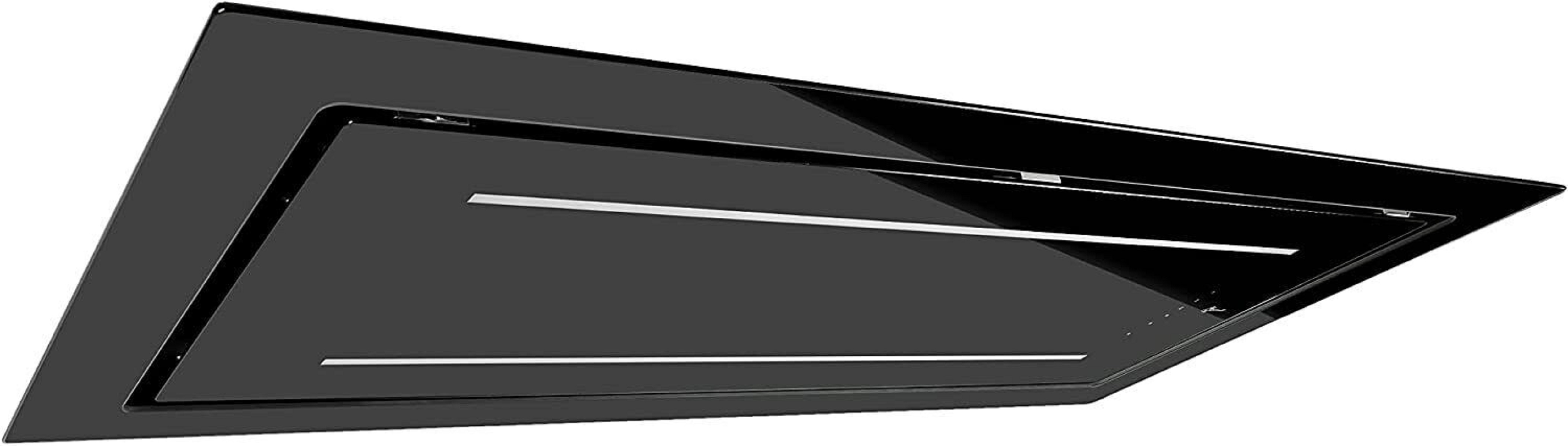 GURARI Deckenhaube Schwarz, C 341 120 tief) 120 mm BL 385 GCH breit, Deckenhaube (1200 mm cm