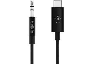 meubilair hoekpunt Brullen BELKIN USB-C / 3.5mm Klinke, Audio-/Video-Kabel, 90 cm | MediaMarkt