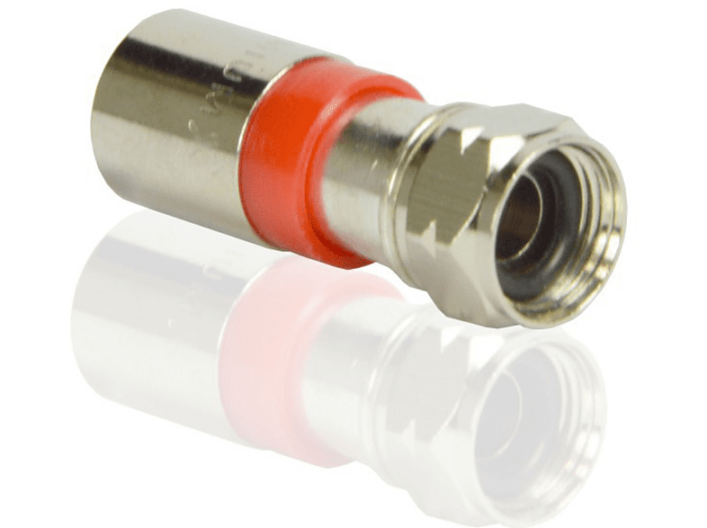 Koaxialkabel bis 7,5mm 10x Kompressionsstecker S2 F-Kompressionstecker SAT Kompressionsstecker XCon 7 Kabel PREMIUMX für