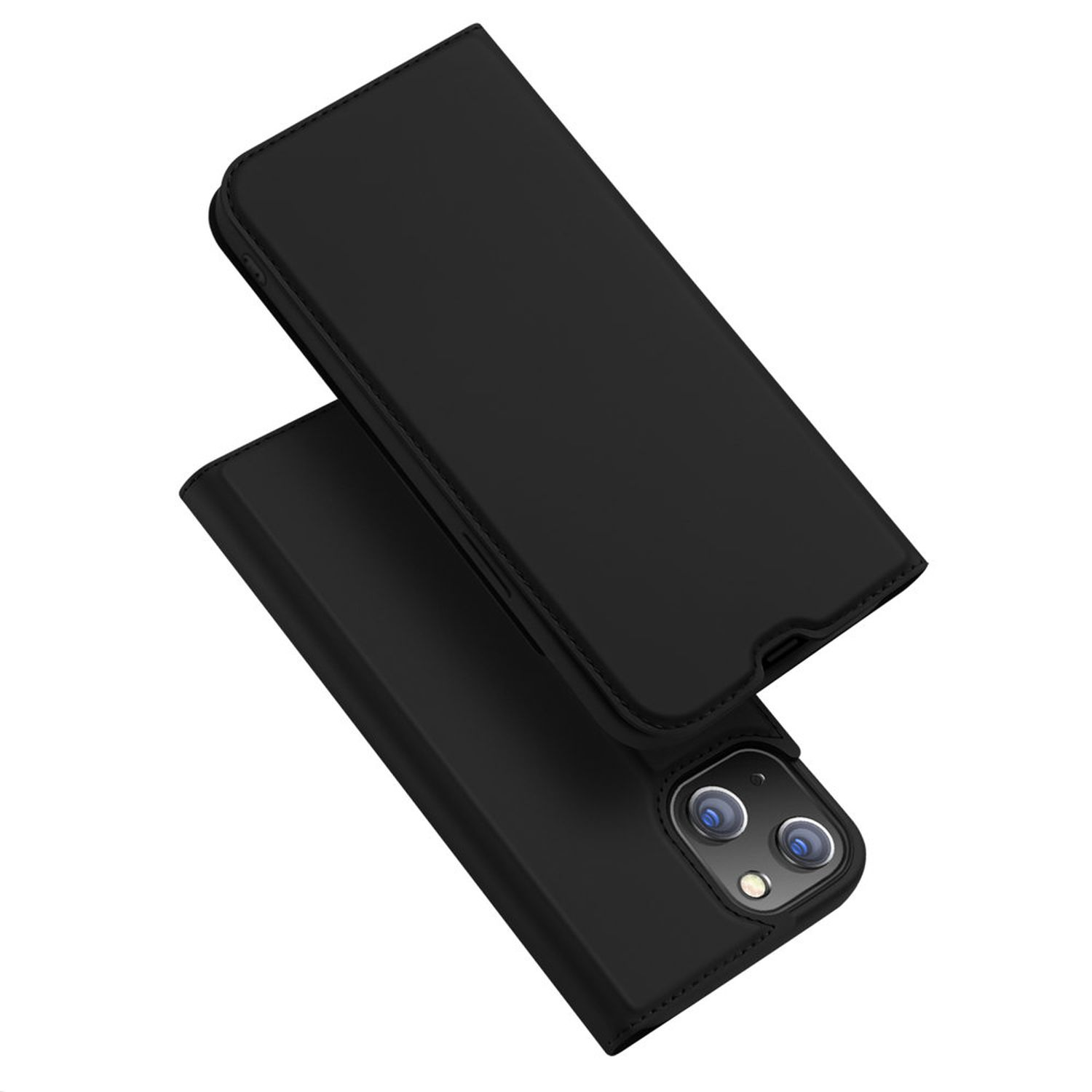 DUX DUCIS iPhone Schwarz Ultra, Hülle, Skin 15 Pro Bookcover, Apple, Wallet