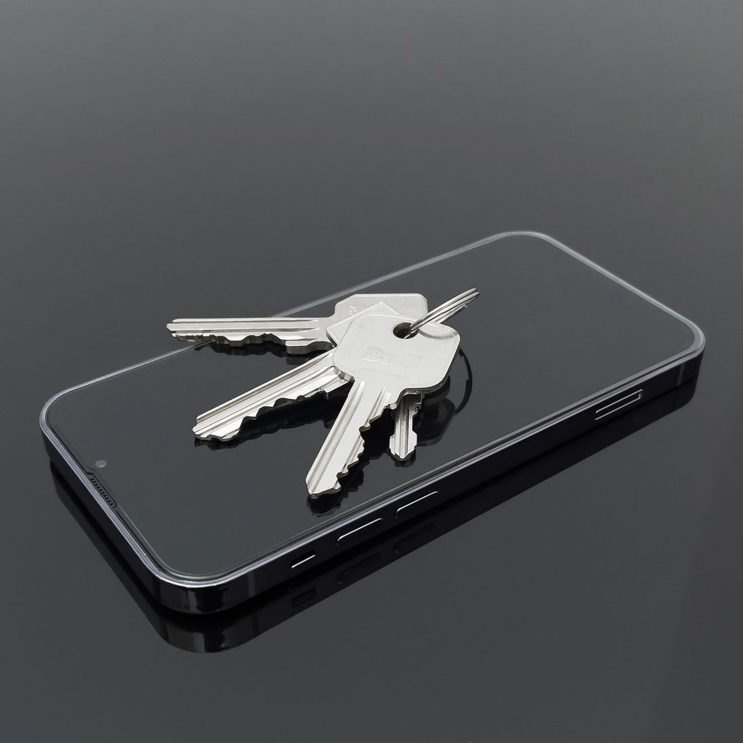 COFI Privacy Schutzglas 14) Displayschutz(für iPhone 5D Apple