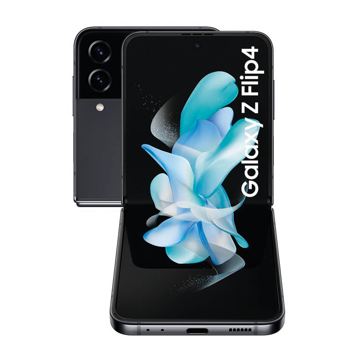 SAMSUNG Galaxy Z Flip4 DS 256 Dual Schwarz SIM 256GB GB 5G graphite