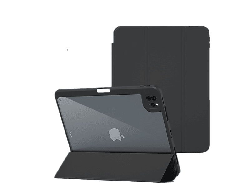 INF Magnetetui mit Standfunktion iPad-Hülle Backcover für Apple Kunststoff, Kunstleder, TPU, schwarz