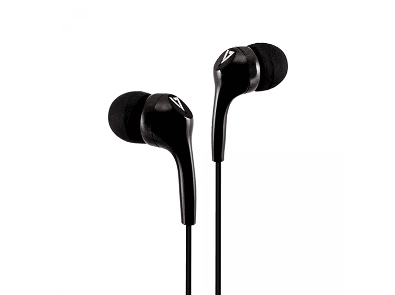 In-ear V7 Stereo-In-Ear-Kopfhörer, Leichter Kopfhörer schwarz