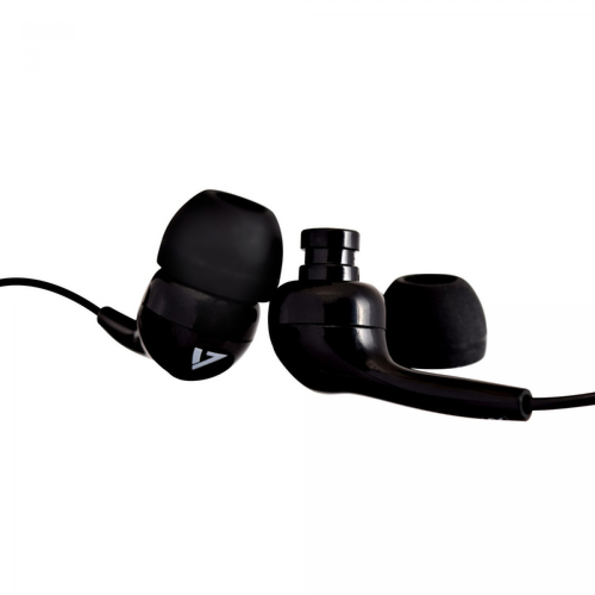 schwarz Stereo-In-Ear-Kopfhörer, Leichter In-ear Kopfhörer V7