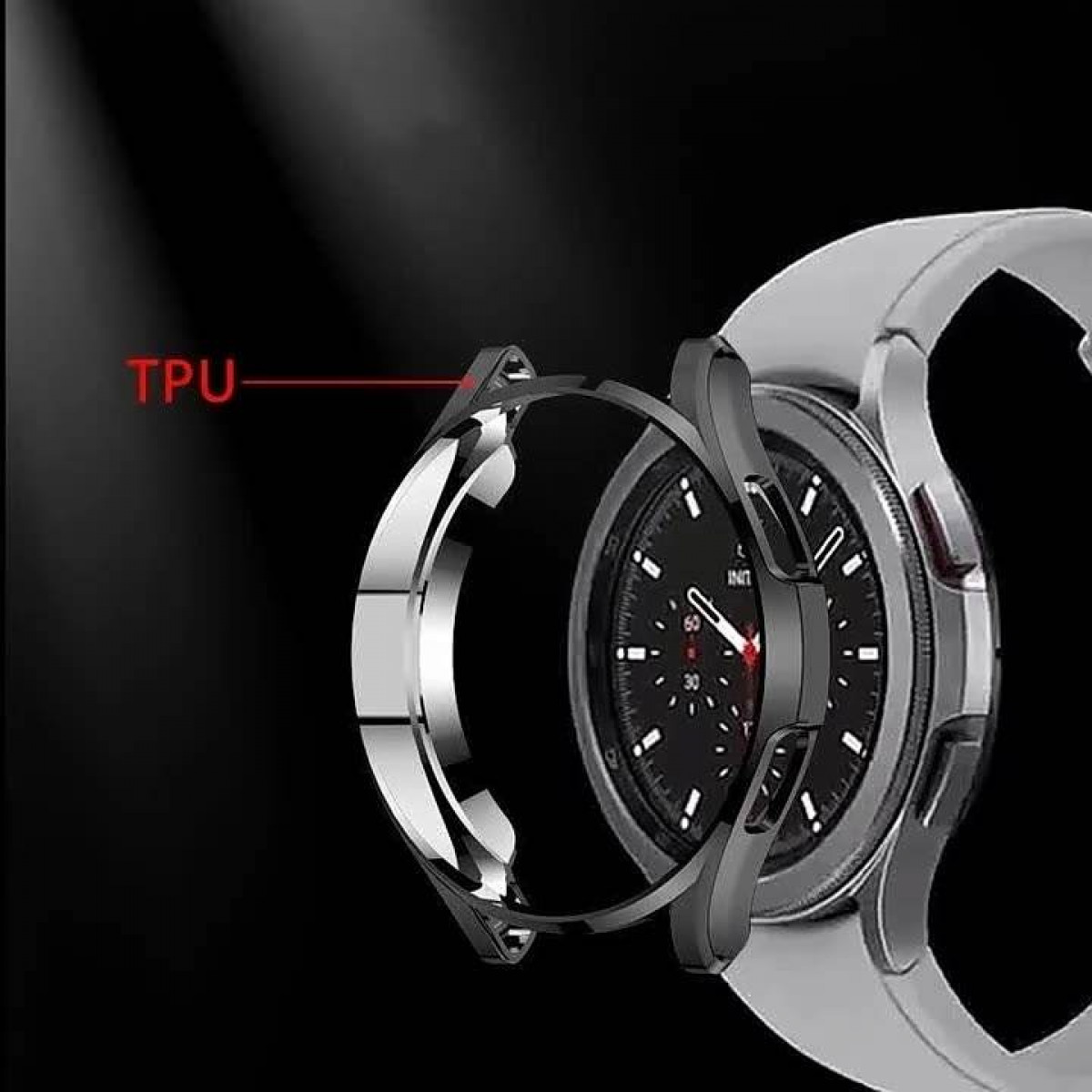 INF Schutzhülle TPU Smartwatch-Gehäuse(für Galaxy mm) Watch 45 5 Samsung