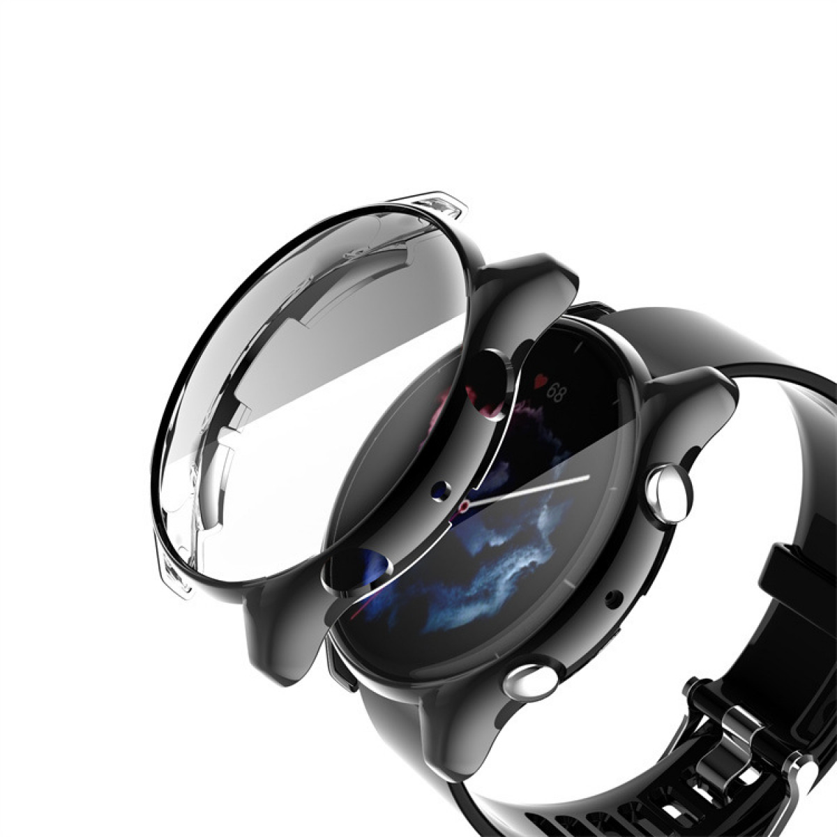 3 Huami GTR3/GTR Schutzhülle Smartwatch-Schutzhülle(für AMAZFIT Pro) INF TPU