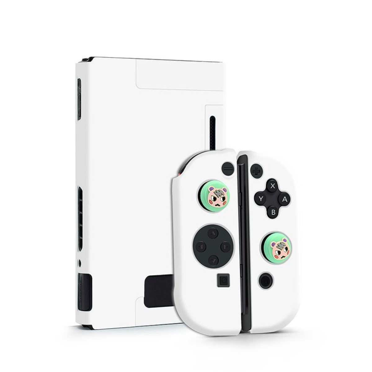 INF Dockable Nintendo Switch) White Switch mit kompatibel PC Displayschutz(für Nintendo Case Nintendo