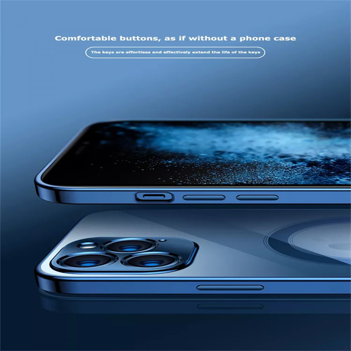 MagSafe INF Apple, Backcover, 13, Ladeunterstützung, Grün / Transparent iPhone Handyhülle