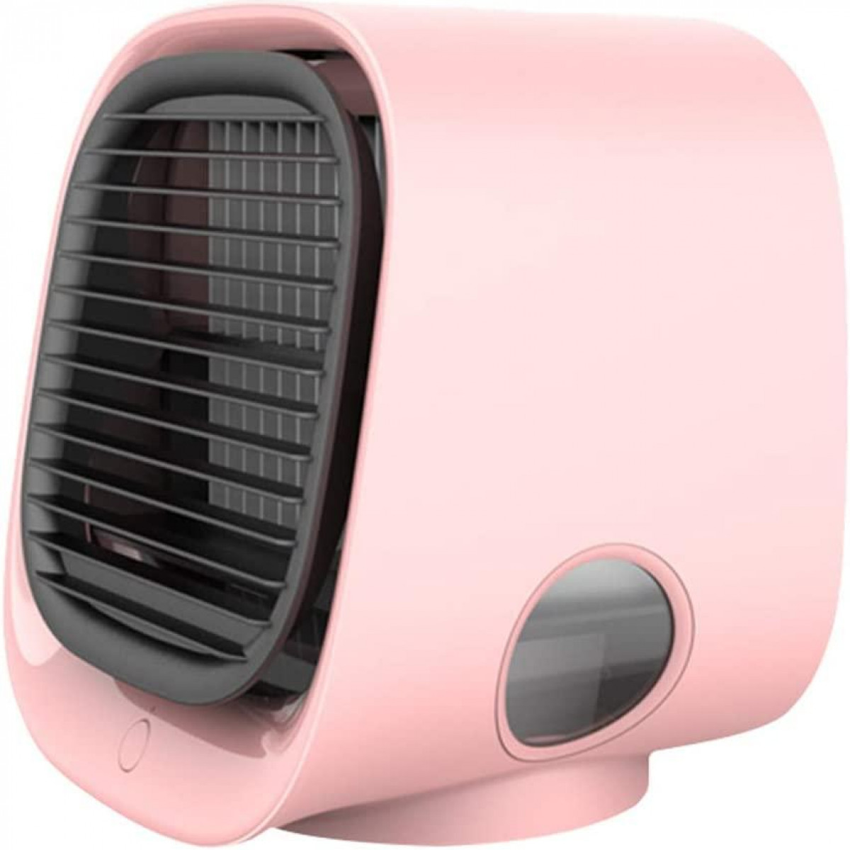 mit m²) 4-in-1-Lüfter Rosa 10 INF Luftkühler (Raumgröße: / Luftbefeuchter Rosa LED Luftkühler / Luftreiniger