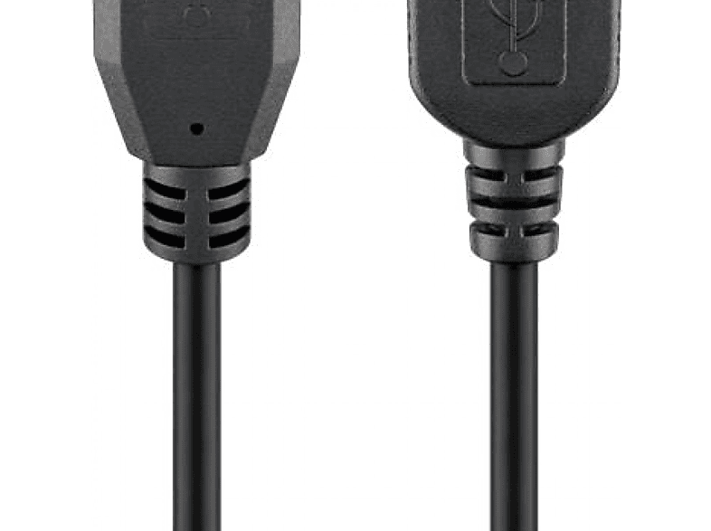 Schwarz USB Verlängerungskabel, 3.0 SuperSpeed GOOBAY Verlängerungskabel