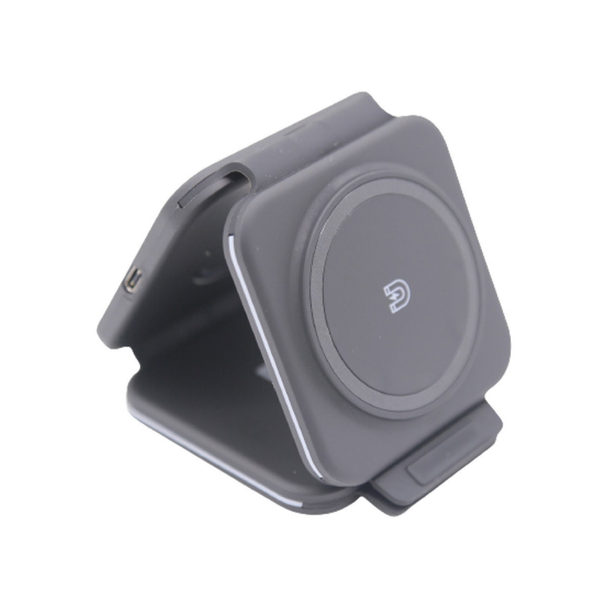 Induktionsladegerät Iphone Kaufe Tragbares 3-in-1 Magnetisches Kabelloses Ladegerät Faltbar Iphone 14 Pro Max Neu