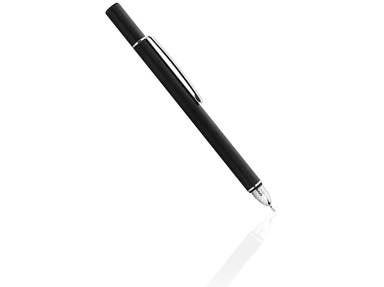 INF Stylus Eingabestift mit Universal Scheibenspitzen Schw 7 Touch mm Stylus Deckel und Schwarz Pen