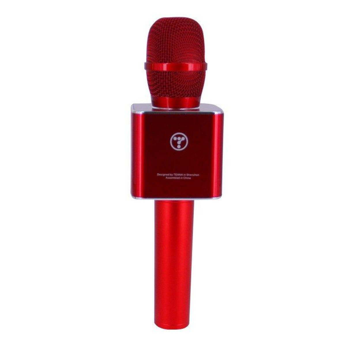 INF Kabelloses rot Mikrofon Karaoke-Mikrofon Bluetooth Lautsprecher rot 2x5W
