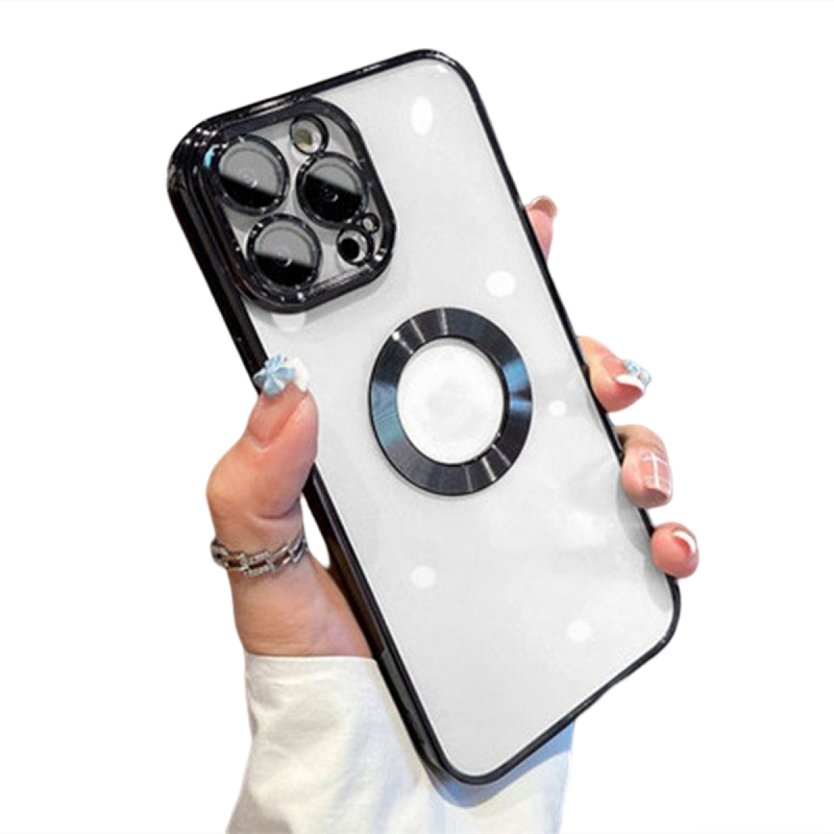 Handyhülle Apple, mit schwarz Cover, iPhone14PROMAX, Full Kameraschutz, INF