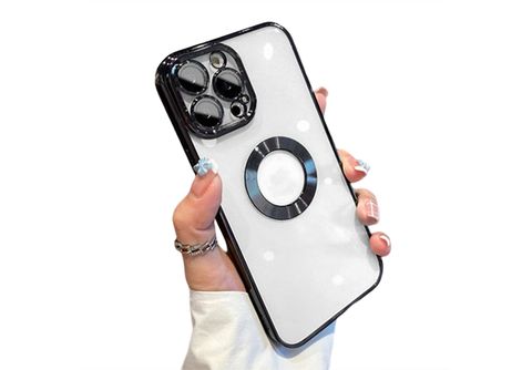 Protector de Metal y Vidrio Templado para la Lente de la Cámara del iPhone  11 Pro/11 Pro Max - Negro