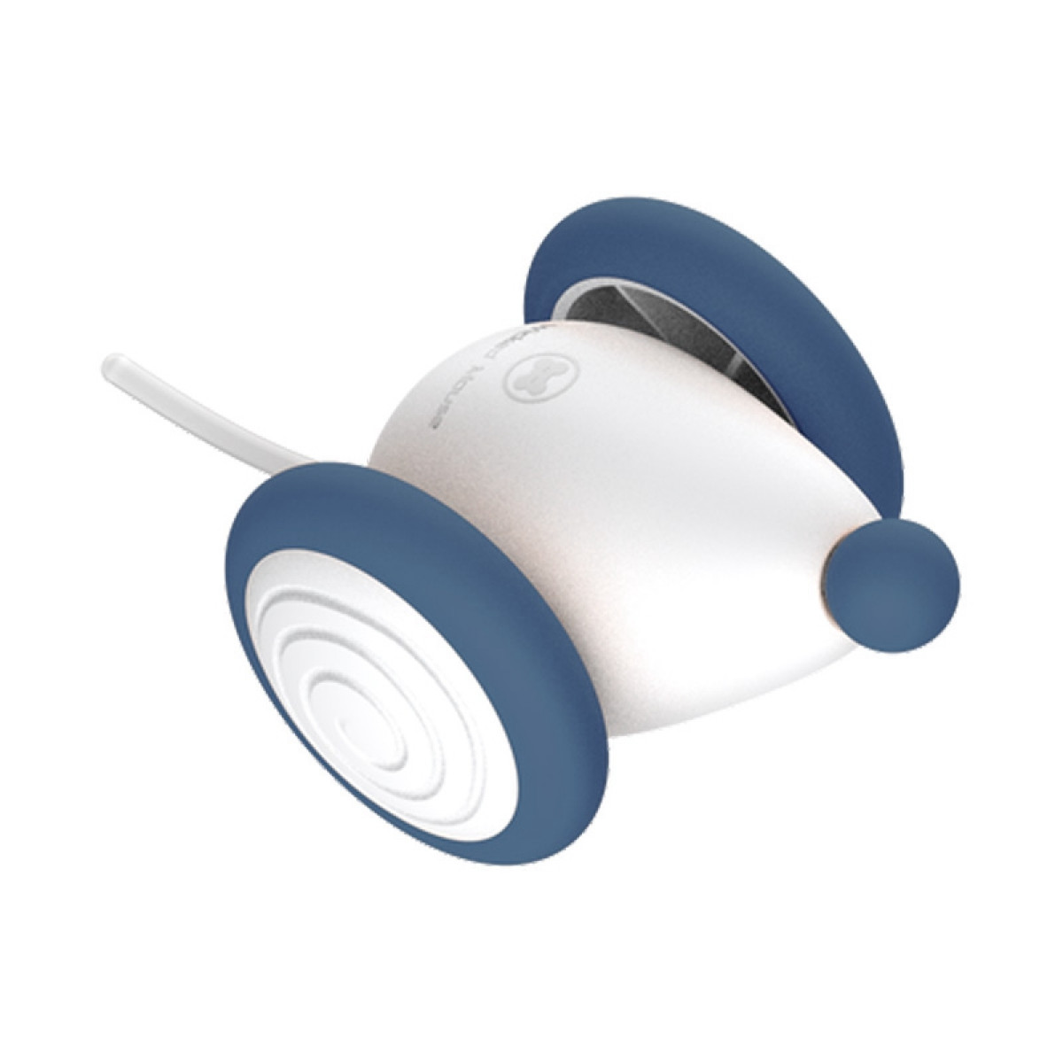 INF Maus Interaktives Spielzeug für Blau/Weiß Katze Haustier-Spielzeug USB-Aufladung