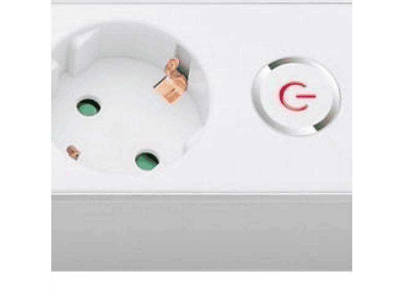 GOOBAY Steckdosenleiste 3-fach mit Schalter und USB Steckdosenleiste