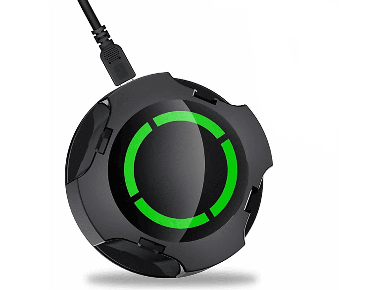 INF Nintendo Switch Joy-Con Ladestation für 4 Gamecontroller Ladestation Nintendo Switch, schwarz