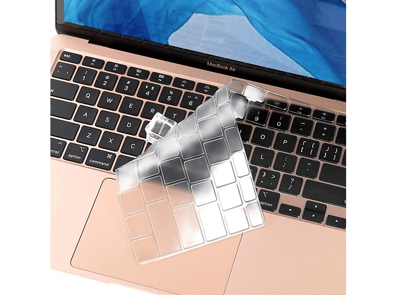 INF Tastaturabdeckung für MacBook Air 13" Silikon Transparent, Bumper
