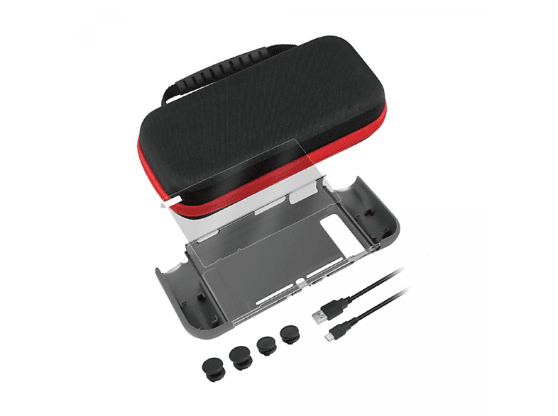 INF Zubehör-Kit för Nintendo Switch, Konsolenzubehör, Schwarz