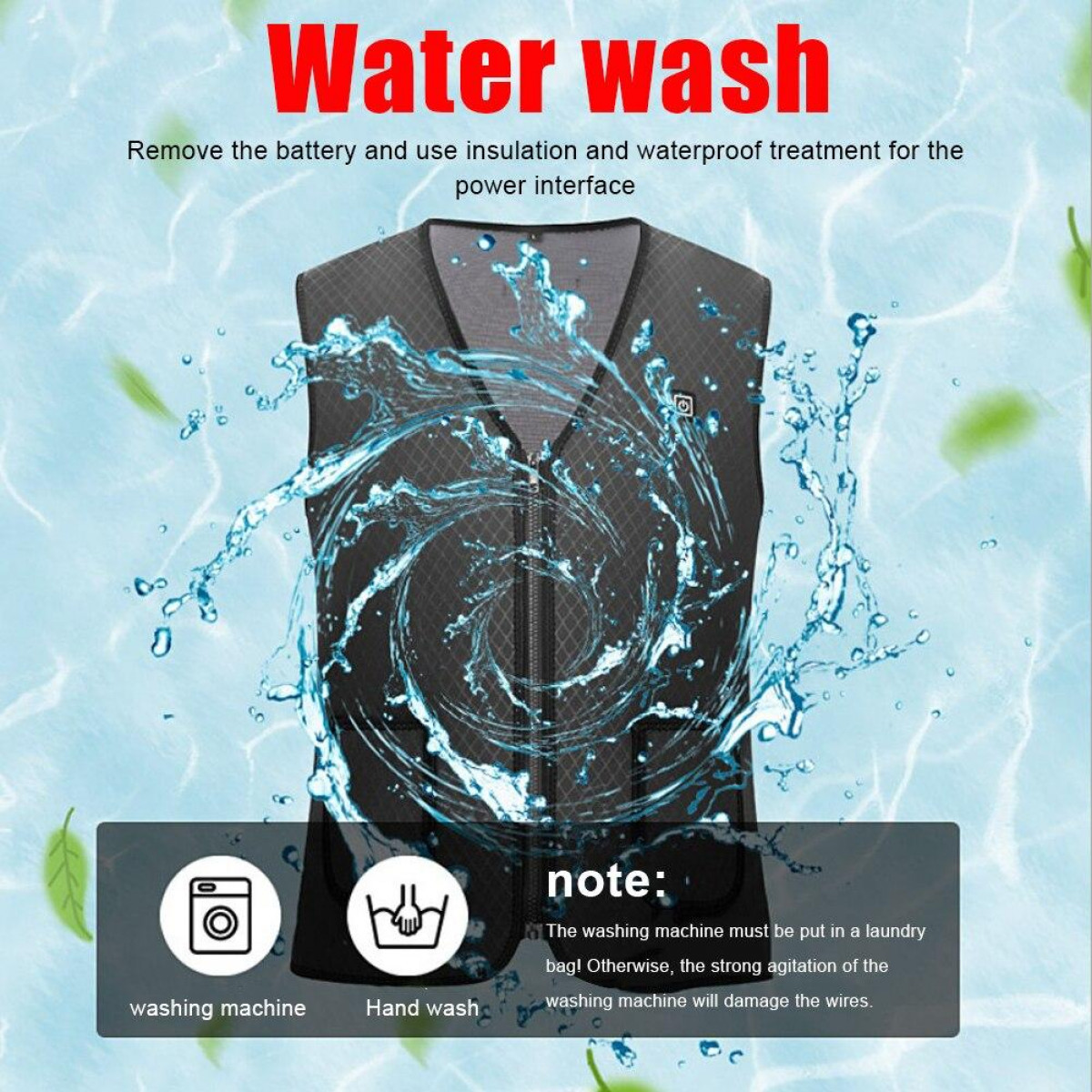 Makita DCV202ZL Verwarmd vest L 14,4-18 V excl. Accu en lader