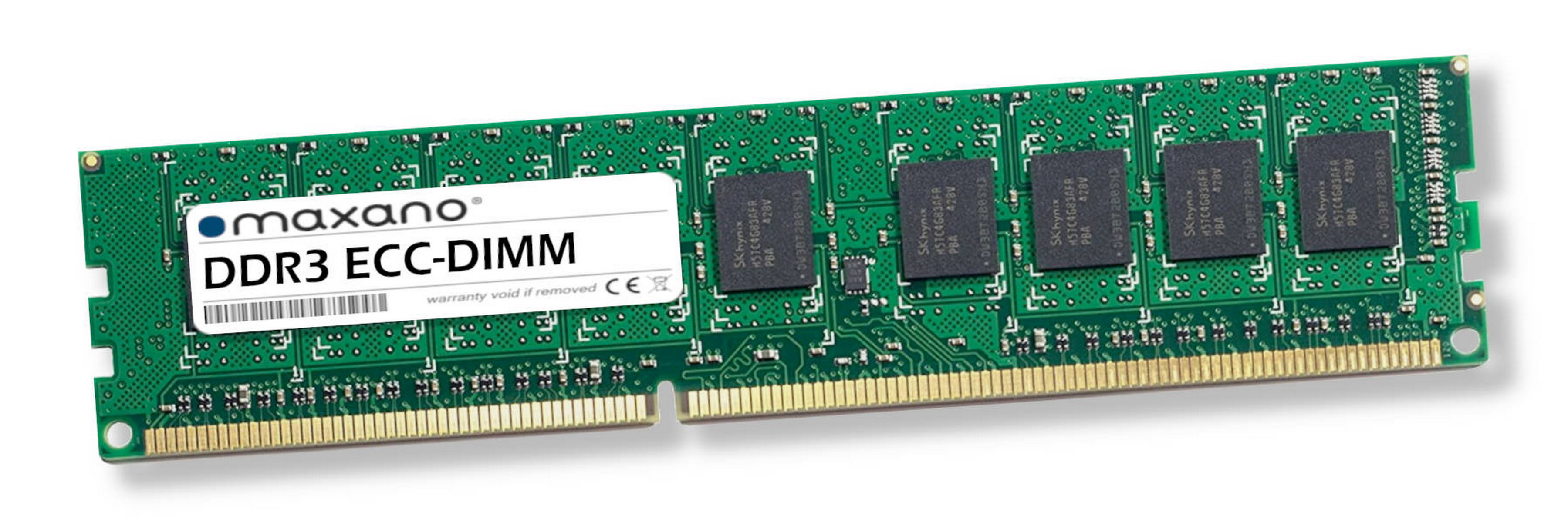 RAM für Arbeitsspeicher 8GB GB MAXANO QNAP ECC-DIMM) 8 QNAP (PC3-12800 TVS-EC1280U-SAS-RP R2 SDRAM