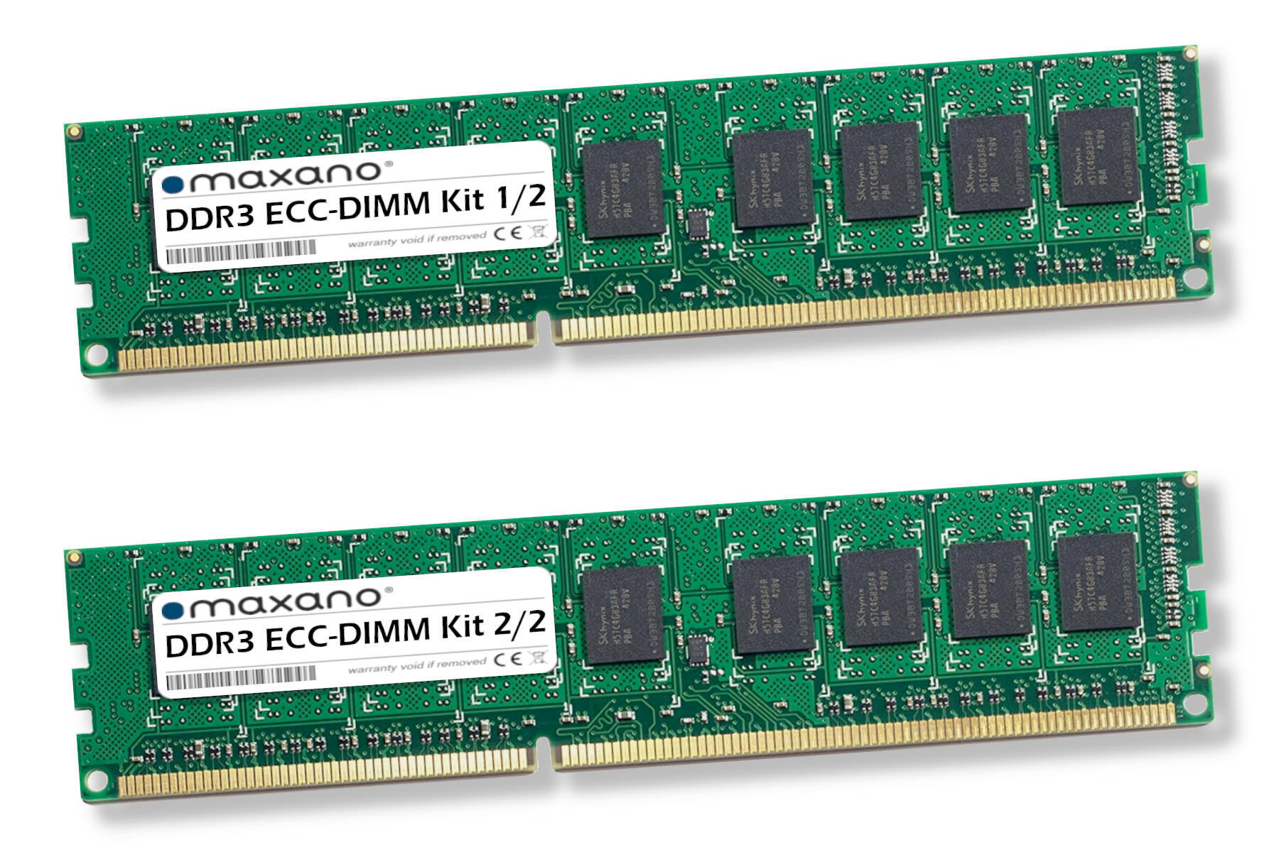 Kit RAM (PC3-12800 für 8GB GB MAXANO 4GB Arbeitsspeicher ECC-DIMM) R2 TS-EC2480U-i3-8G SDRAM 8 2x QNAP