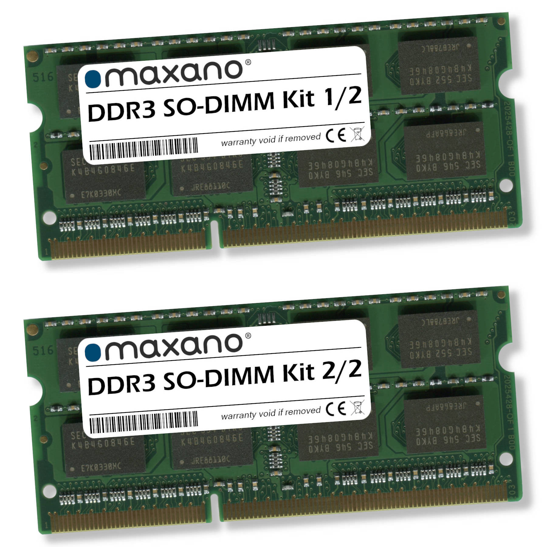 TS-451 QNAP 16 16GB SO-DIMM) GB 8GB MAXANO Kit (PC3-12800 für Arbeitsspeicher 2x RAM SDRAM