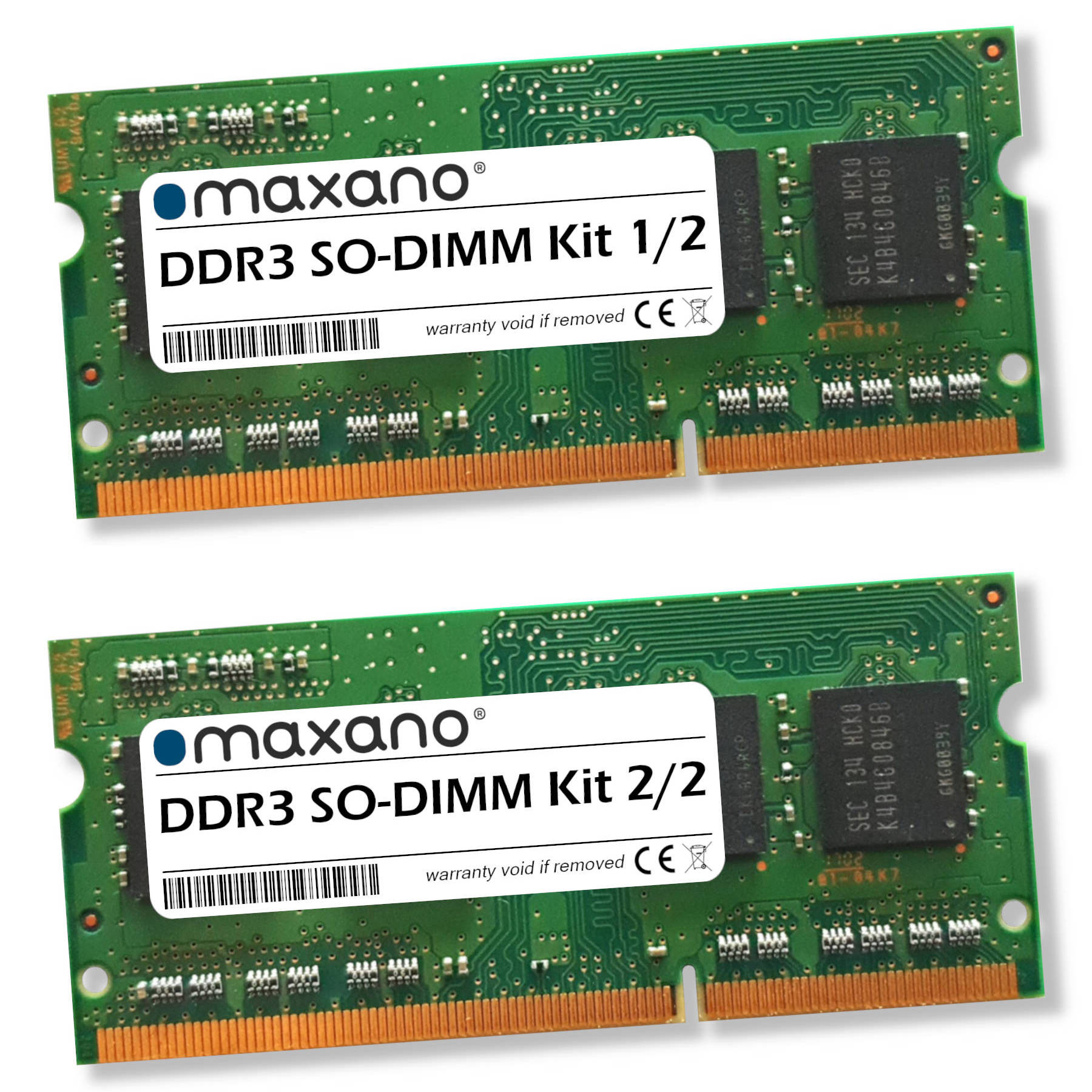 MAXANO 8GB Kit 2x 4GB Arbeitsspeicher SO-DIMM) SDRAM für GB (PC3-12800 TS-451A RAM 8 QNAP
