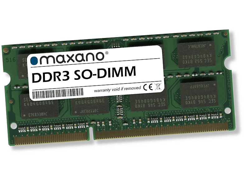 TS-451 SO-DIMM) für MAXANO Arbeitsspeicher QNAP SDRAM GB RAM 8 8GB (PC3-12800