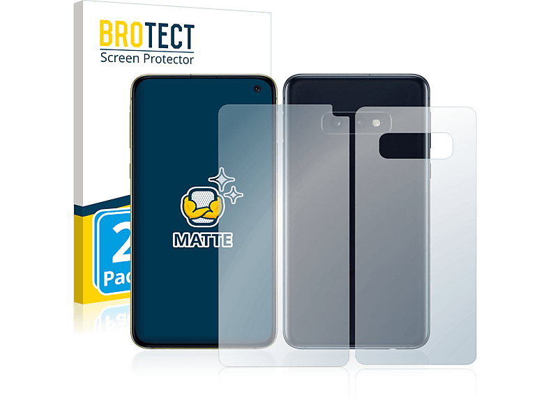 matte 2x BROTECT Schutzfolie(für Galaxy Samsung S10e)