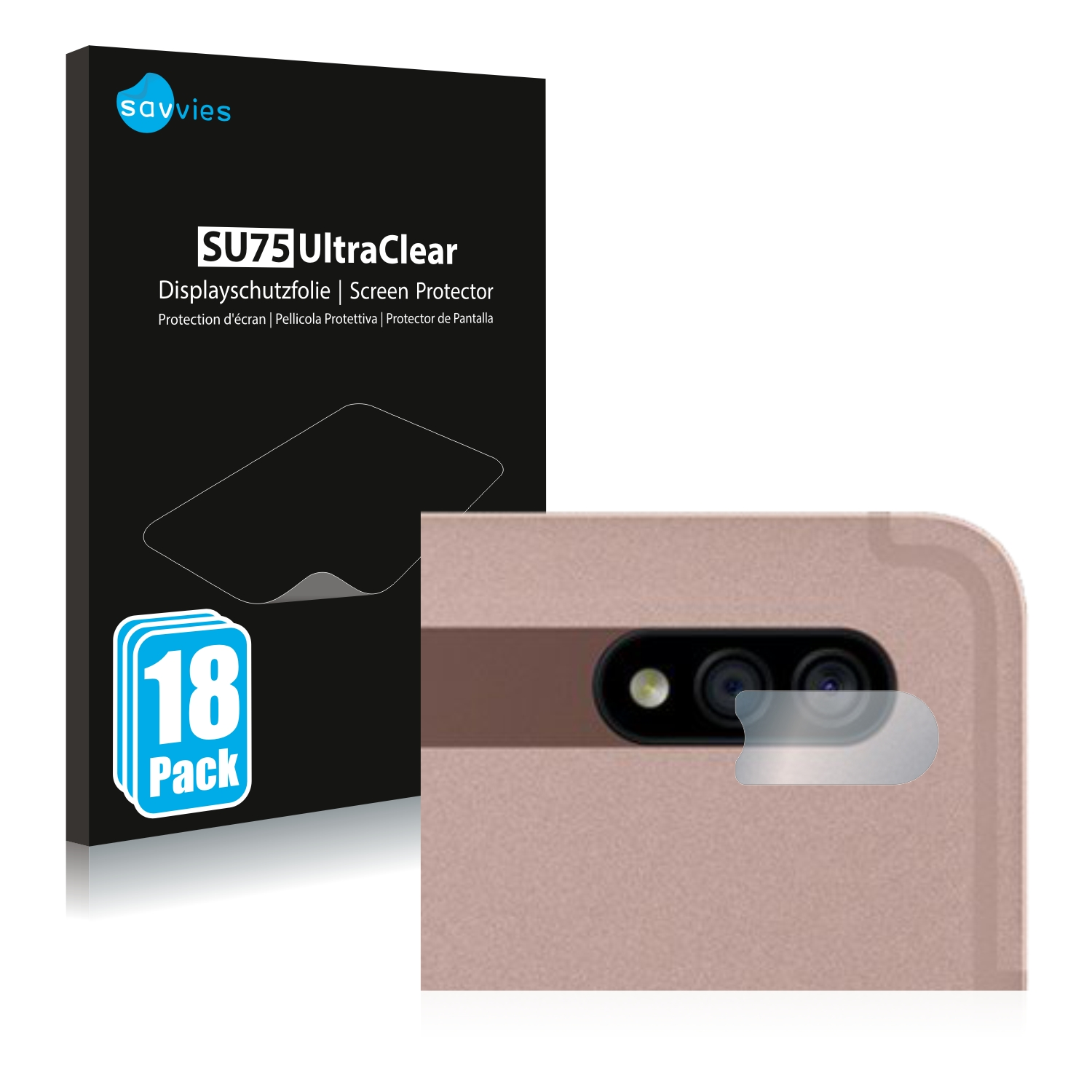 Galaxy klare SAVVIES 18x 2020) S7 Samsung Schutzfolie(für Plus WiFi Tab