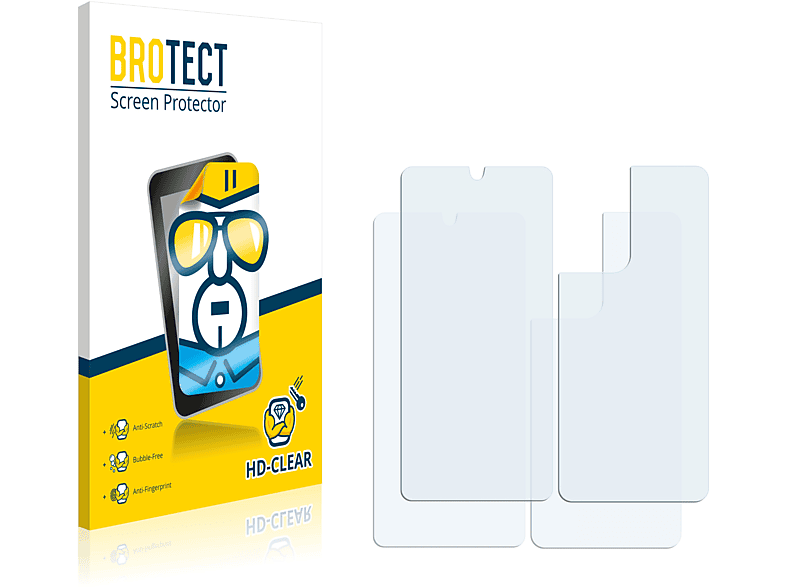 BROTECT 2x klare Schutzfolie(für Samsung Galaxy A33 5G)