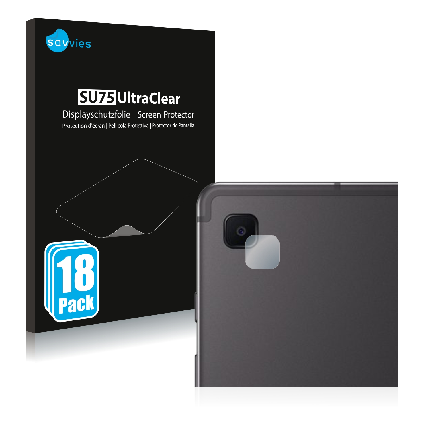 SAVVIES 18x klare Tab Schutzfolie(für S6 Samsung Lite 2020) Galaxy