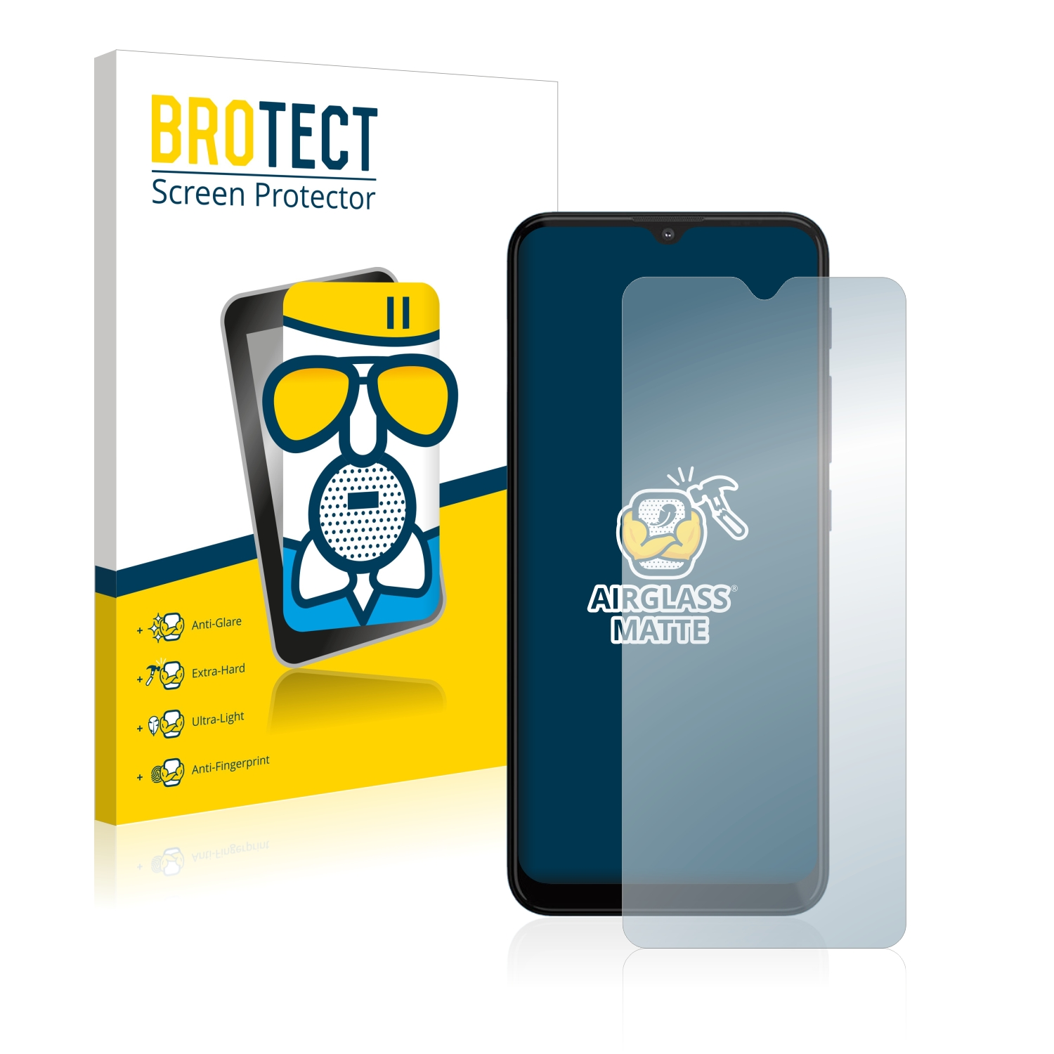 BROTECT Airglass Moto Motorola G10) Schutzfolie(für matte