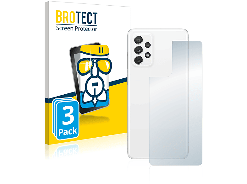 BROTECT 3x Airglass klare Schutzfolie(für Samsung Galaxy A72)