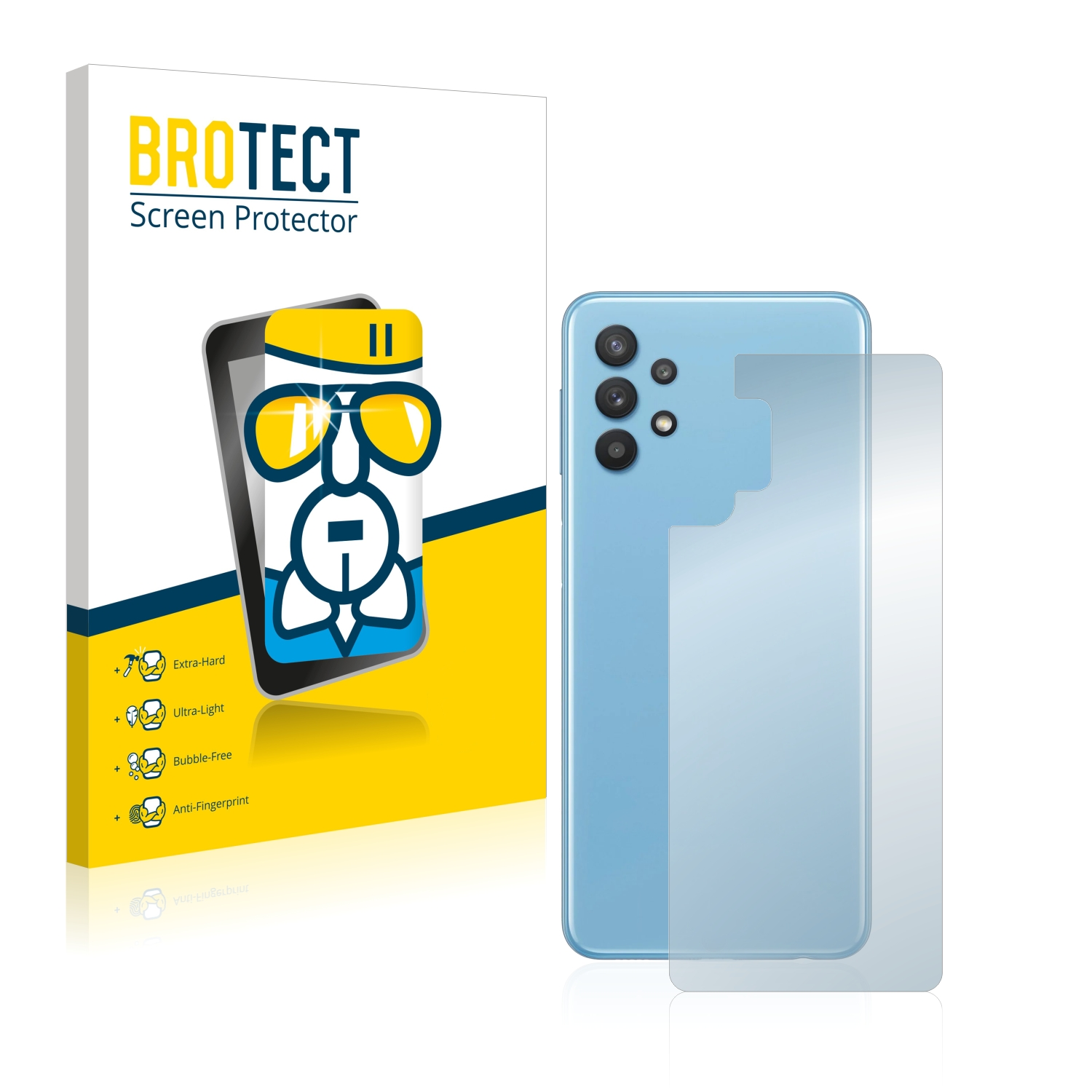 BROTECT Airglass 5G) klare Schutzfolie(für Galaxy Samsung A32